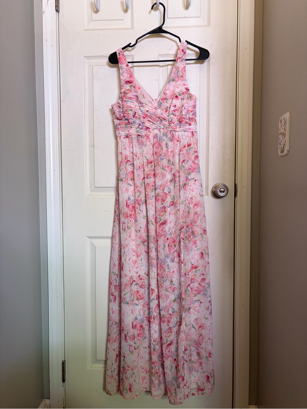 Birdy Grey | Laurie Empire Dress | Pink Falling Petals | Small